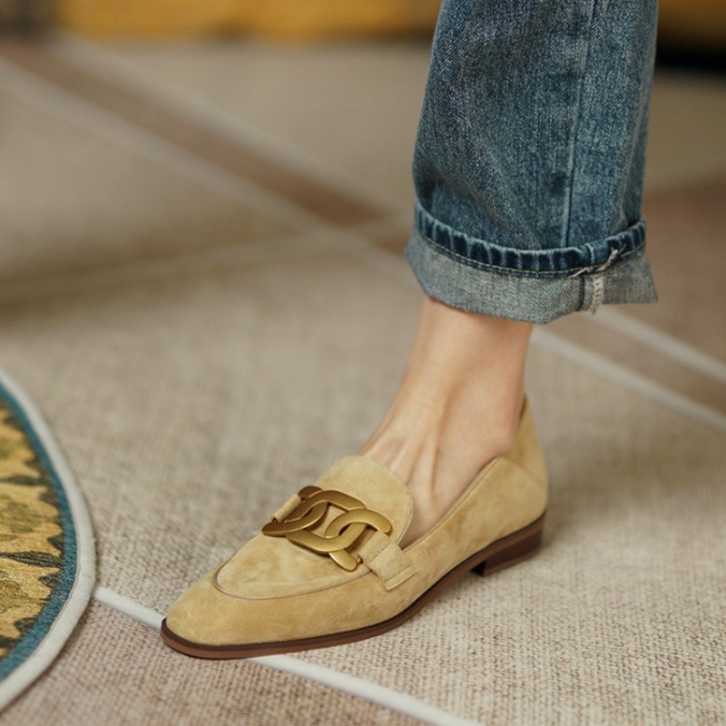 Women'S Shoes - Mocassini da donna in pelle scamosciata